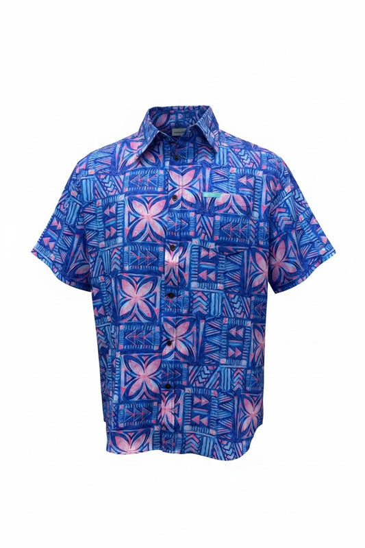 Koko Pacific Premium Elei Shirts s/s Rosy Blue