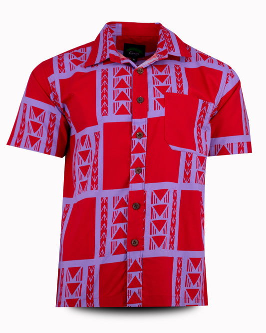 Eveni Pacific Men's Classic Shirt - Sandman Red