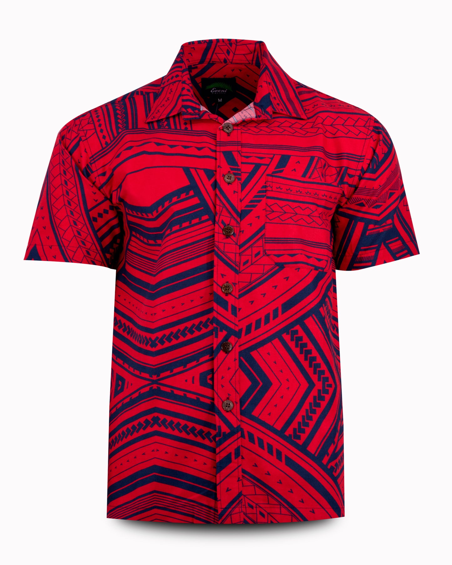 Eveni Pacific Men's Classic Shirt - Irie Red