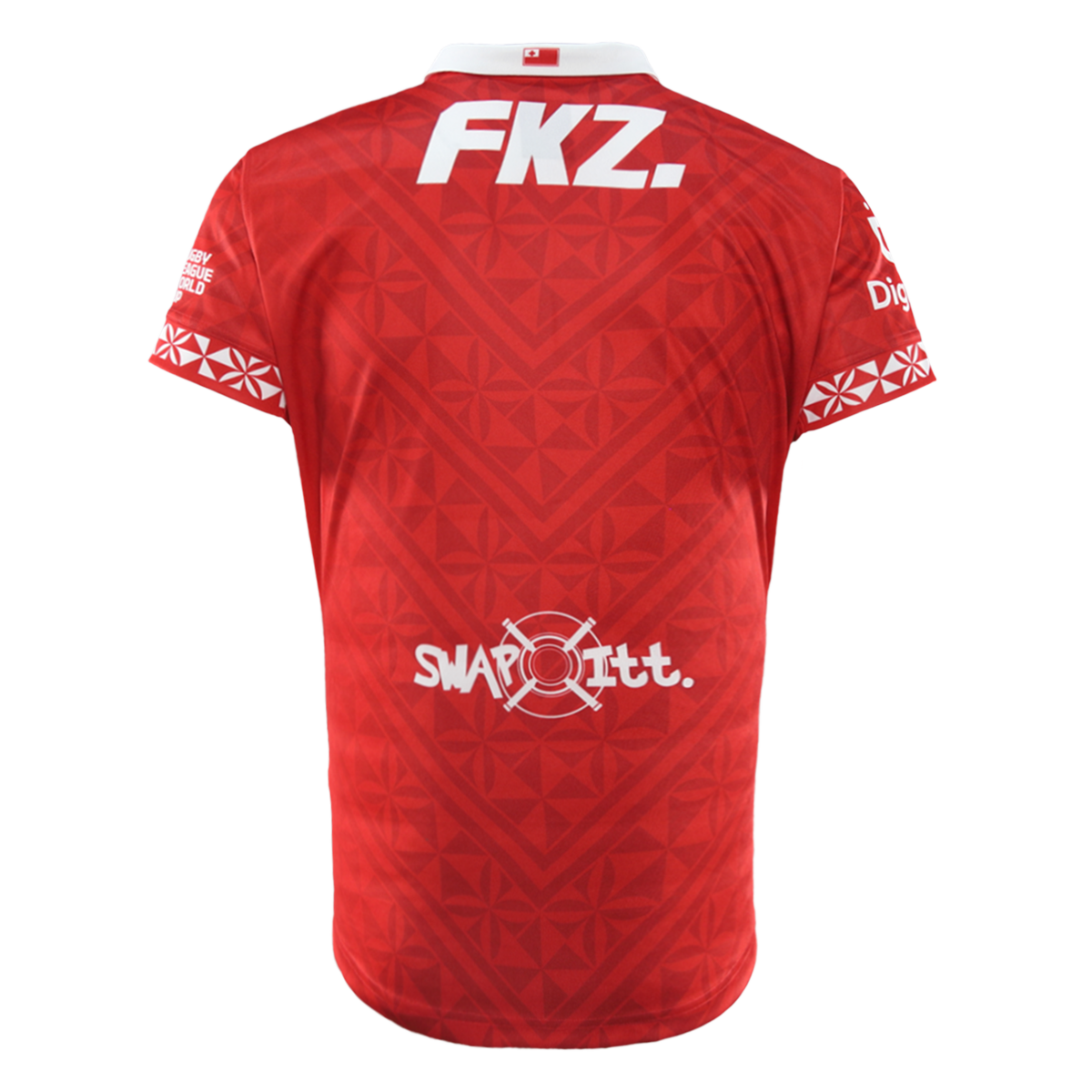 Tonga Rugby League Adults 2026 Replica Home Jersey - Red