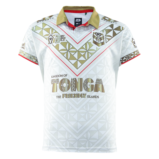 Tonga Rugby League Adults 2026 Replica Away Jersey - Gold