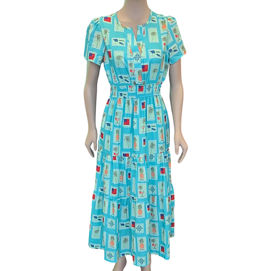 Koko Pacific Ladies Dress Talofa Seas
