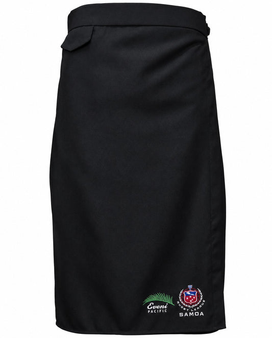 Official Toa Samoa Mens Classic Ie Faitaga - Tatau Black