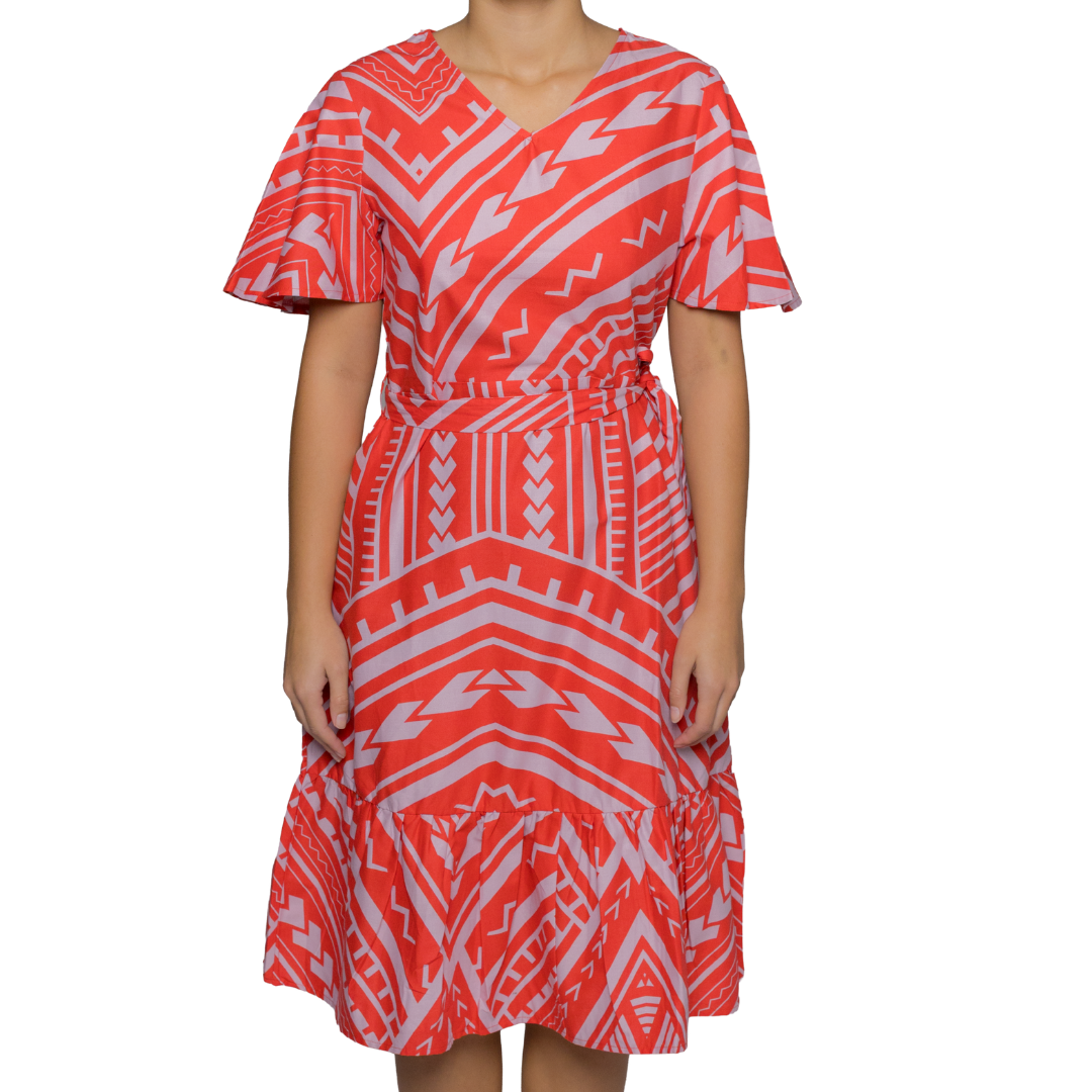 Eveni Pacific Ladies Ula Dress - Jekyll Coral