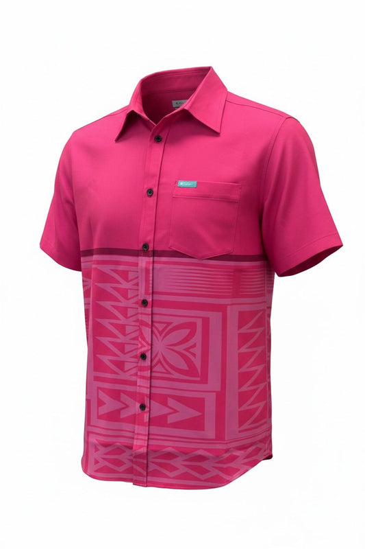 Koko Pacific Premium Elei Shirts s/s Vivid Fuchsia