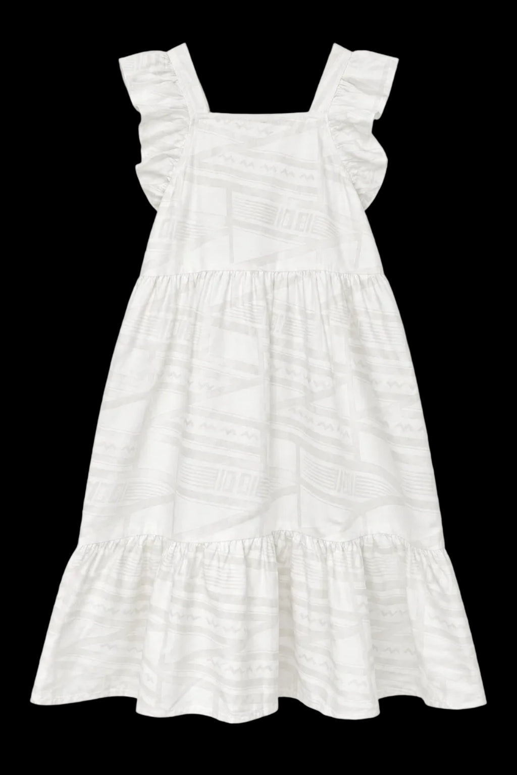 Eveni Kids Girls Amia Dress - Janet White