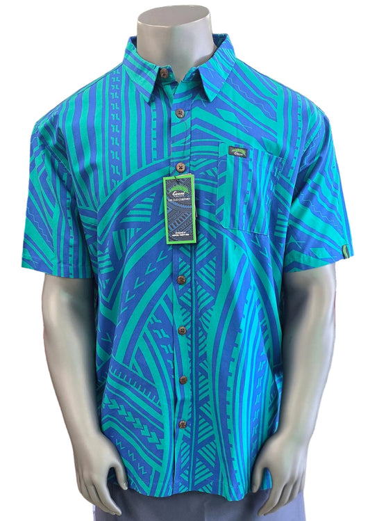 Eveni Pacific Men's Classic Elei Shirt - Roberto Green