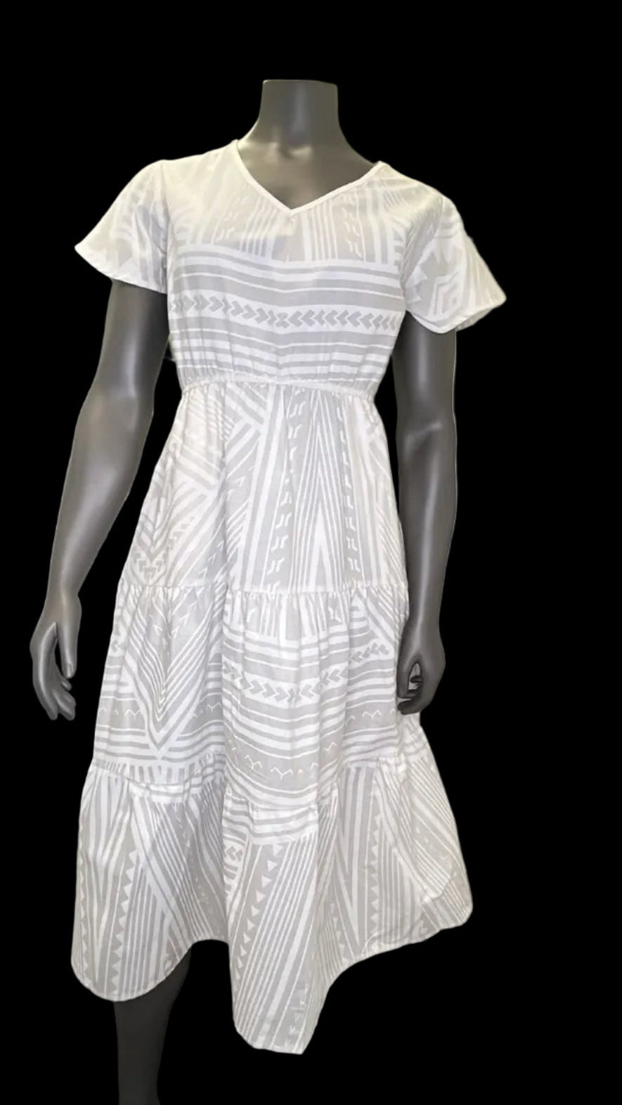 Eveni Pacific Ladies Leilani Dress - Reuben White