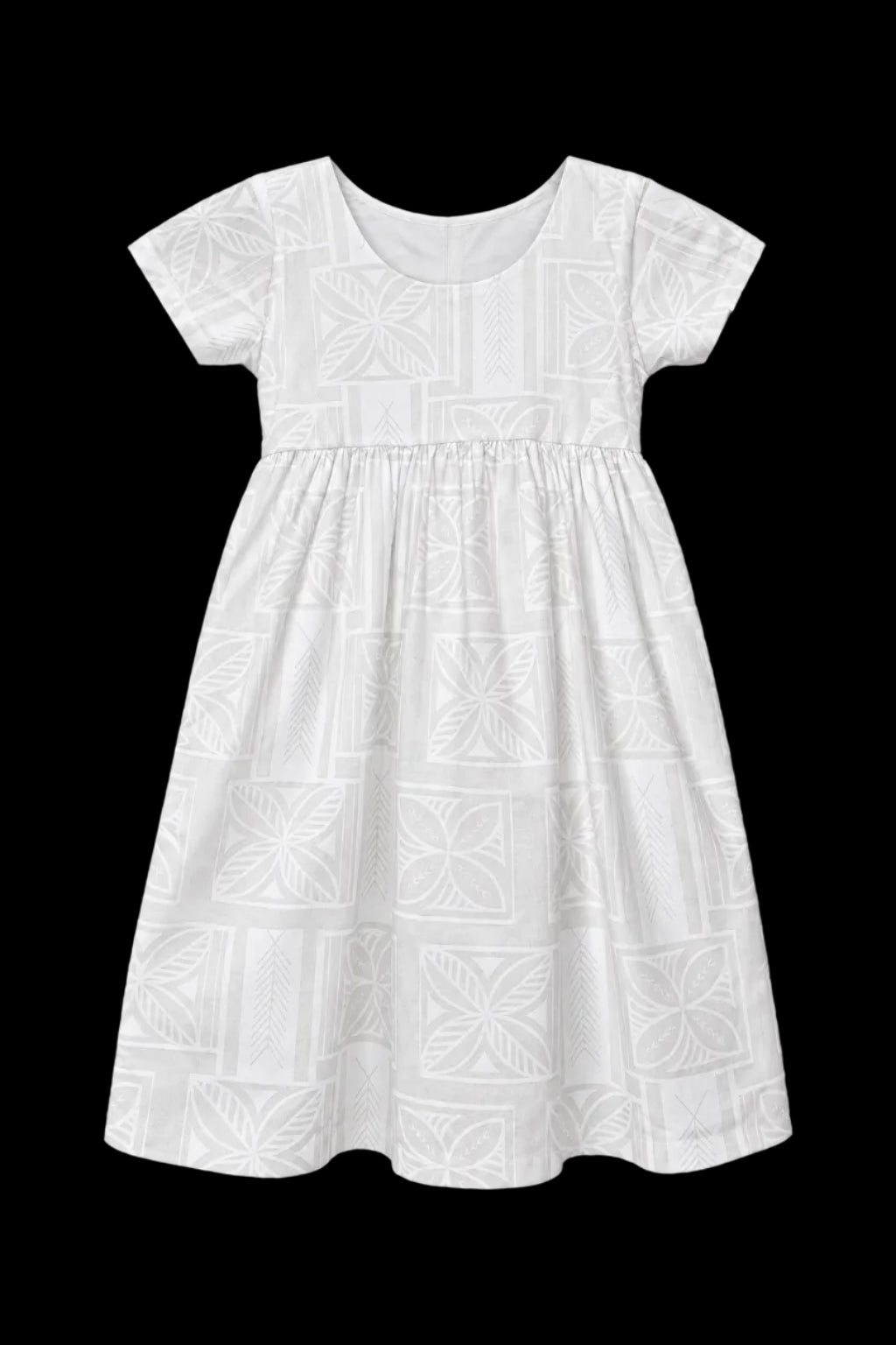 Eveni Pacific Girls Midi Dress - Kathleen White