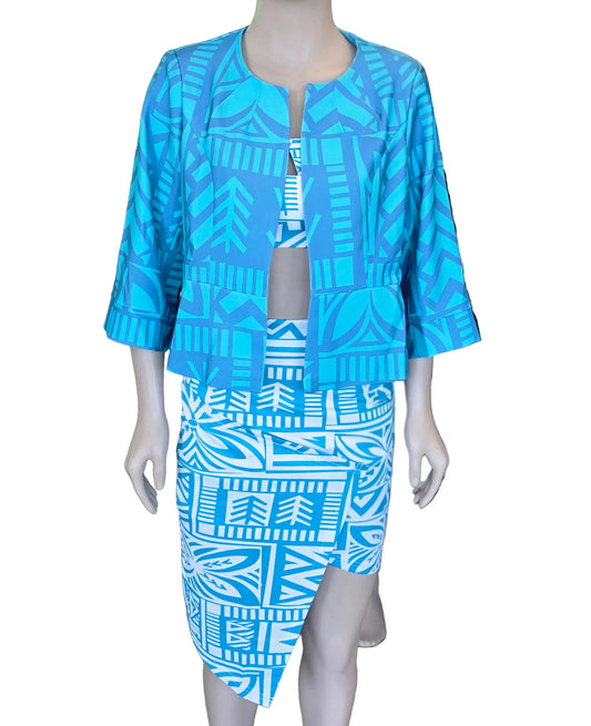 Koko Pacific Ladies Blazer - Magnolia Teal