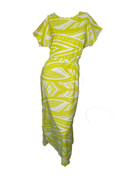 Eveni Pacific Ladies Kendall Dress - Za Zing Lime