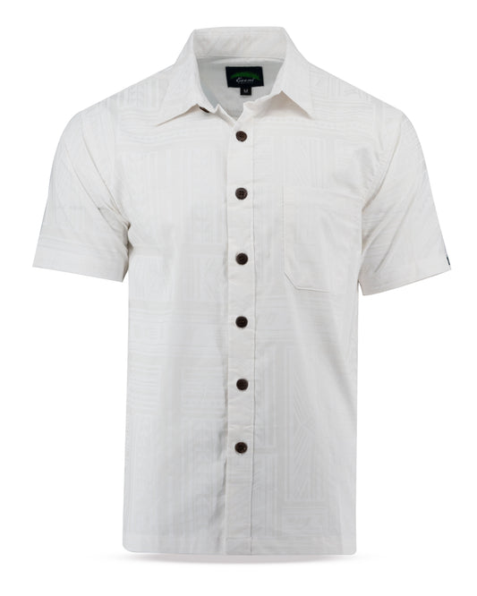 Eveni Pacific Kids Shirt - Coconut White